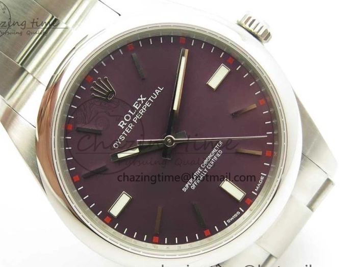 Perpetual A2836 on 1:1 Edition Oyster Bracelet Grape 39mm UBF Best Dial 114300 SS 1128